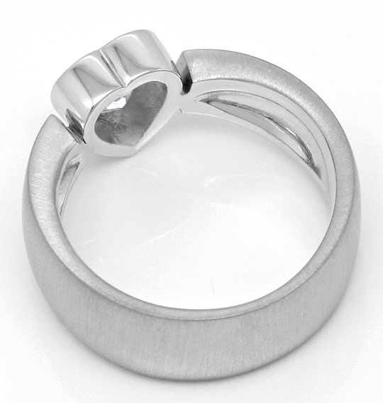 Foto 3 - Herzdiamant-Ring 0,94 Solitaer Handarbeit 18K Weißgold, R1374