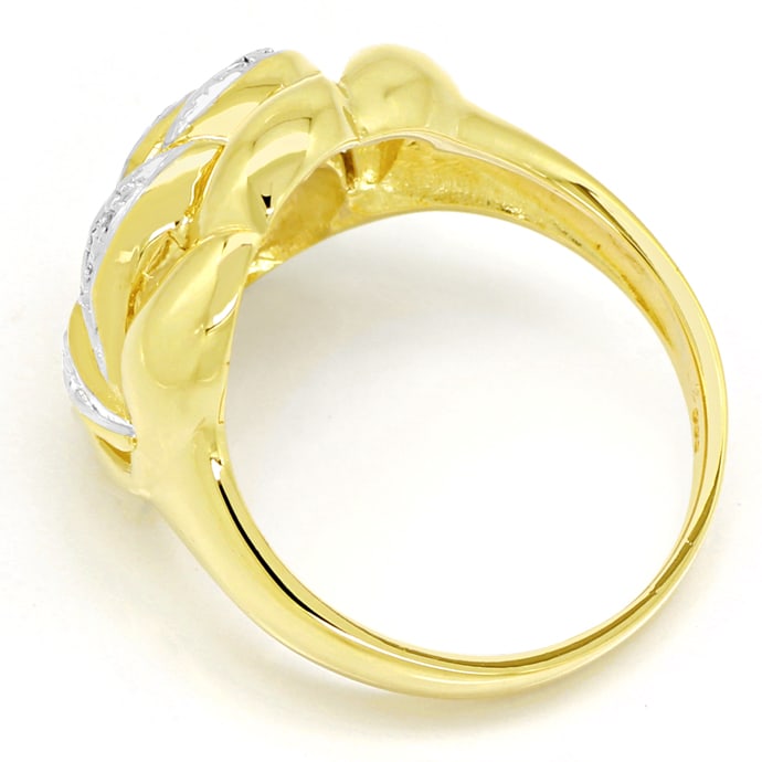 Foto 3 - Dekorativer Diamanten-Ring mit 8 Brillanten in 14K Gold, R8968