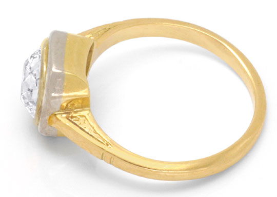 Foto 3 - Original antiker Einkaräter Diamant-Ring 1,27ct Schmuck, S6559